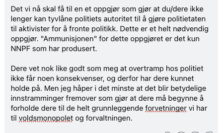 jonasali's tweet photo. Min kommentar direkte til Jan Erik Bresil og NNPF. https://t.co/V3azQ7rc5C