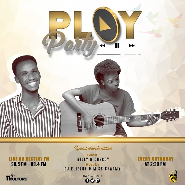 This saturday,we have a  special playlist session where we will welcome our distinshigued guests:billy believe et chercy vt.
Do not miss this worship session as we are praying for pamoja festival. 
The presence of God will be overflowing.
#11Culture 
#257Deejays 
#pamojafestival