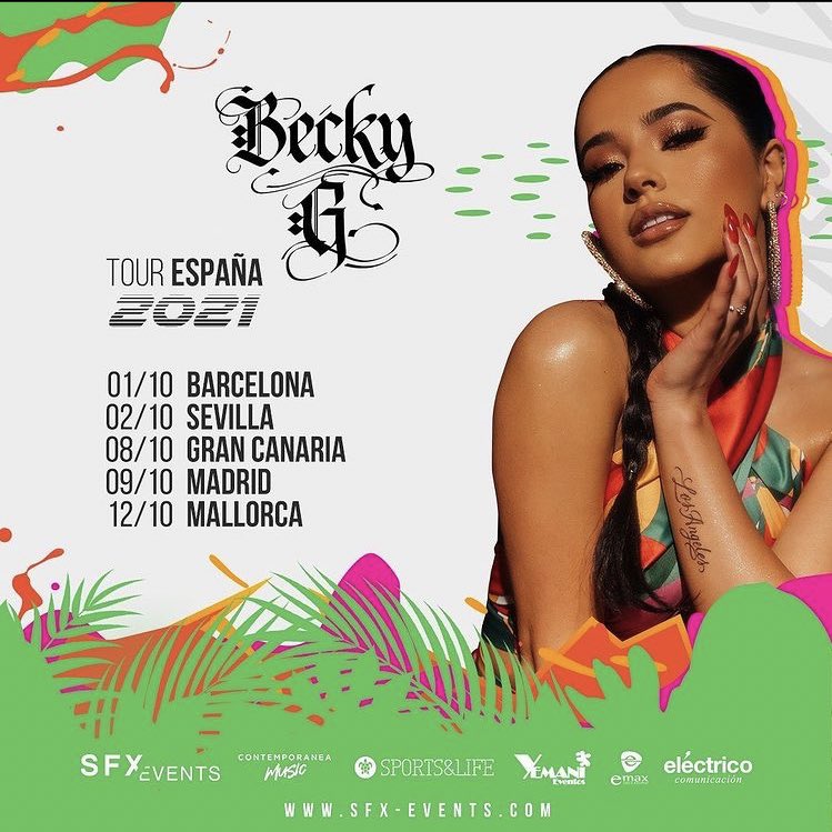 BeckyGNovedades's tweet image. 📸 | Becky vía Instagram: “ESPAÑA!! 🇪🇸 Estoy muy emocionada de volver y verlos pronto ☺️ Comenta en que ciudad te voy a ver y bailamos #Fulanito en todas las ciudad juntos!!!! ❤️🔥 @sfxevents

ENTRADAS: sfx-events.com”