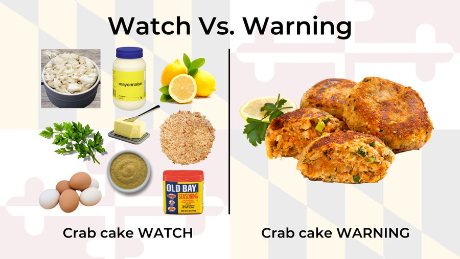 A Tornado Watch has been issued for Anne Arundel, Baltimore, Caroline, Carroll, Cecil, Frederick, Harford, Howard, Kent, Queen Anne's, Talbot and Washington Counties and Baltimore City until 9:00 PM tonight. To help understand the difference between a watch and a warning: