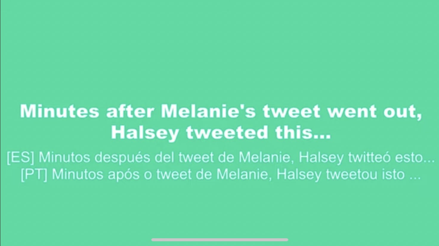 matthew on X: @dojasslipstick …but then melanie praised halsey in