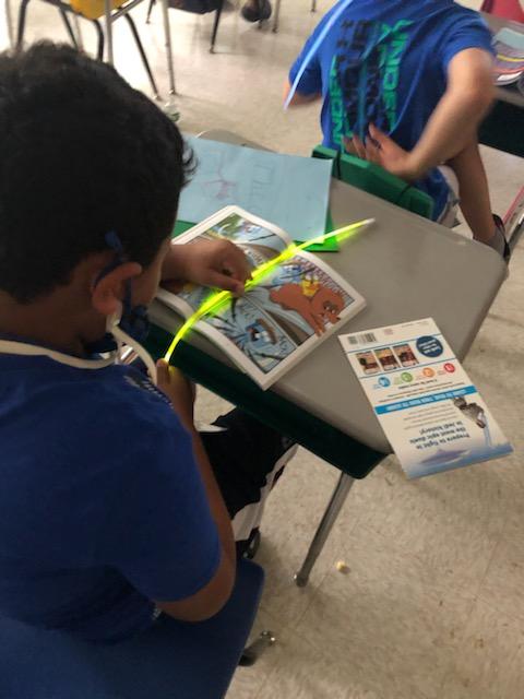 PobExplorers's tweet photo. 3rd and 4th grade Explorers LIT up with excitement, while reading their fiction texts during our Glow Stick Party! #iglowforreading #booksarecool @POBSchools @DrJimBolen @marytomeara  @MsNCarroll @MsSiliznol https://t.co/jf4qdJpgID