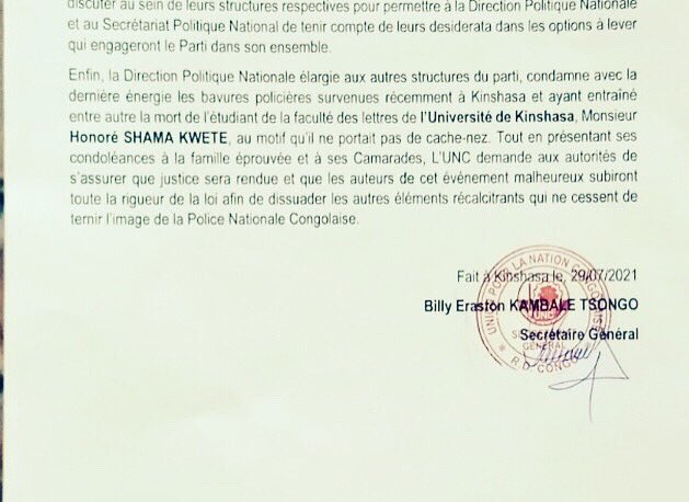 🌍• Compte-rendu de la réunion extraordinaire de la Direction Politique Nationale de l’<a href="/uncrdc/">UNC_RDC Officiel</a> présidée par le SG <a href="/BillyKambale1/">Billy Kambale</a> au nom du PN <a href="/VitalKamerhe1/">Vital Kamerhe</a>.

Saluons la présence remarquable de Madame Henriette Misenga Massambombo, la SGA Zone #Diaspora

Elongo nde Tokolonga !