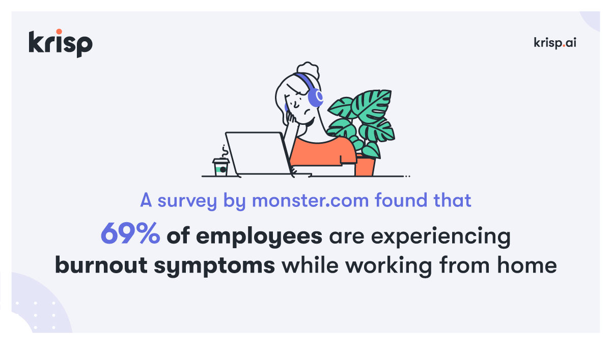 krispHQ's tweet photo. It's important to set boundaries when working from home.
Determine your productive hours and try to focus on deep work during that time 💻
Also, take frequent breaks to refresh your mind 🧠
More tips are available here - https://t.co/p1sZMVaxBi
#workfromhome https://t.co/8j2AMmlQMs