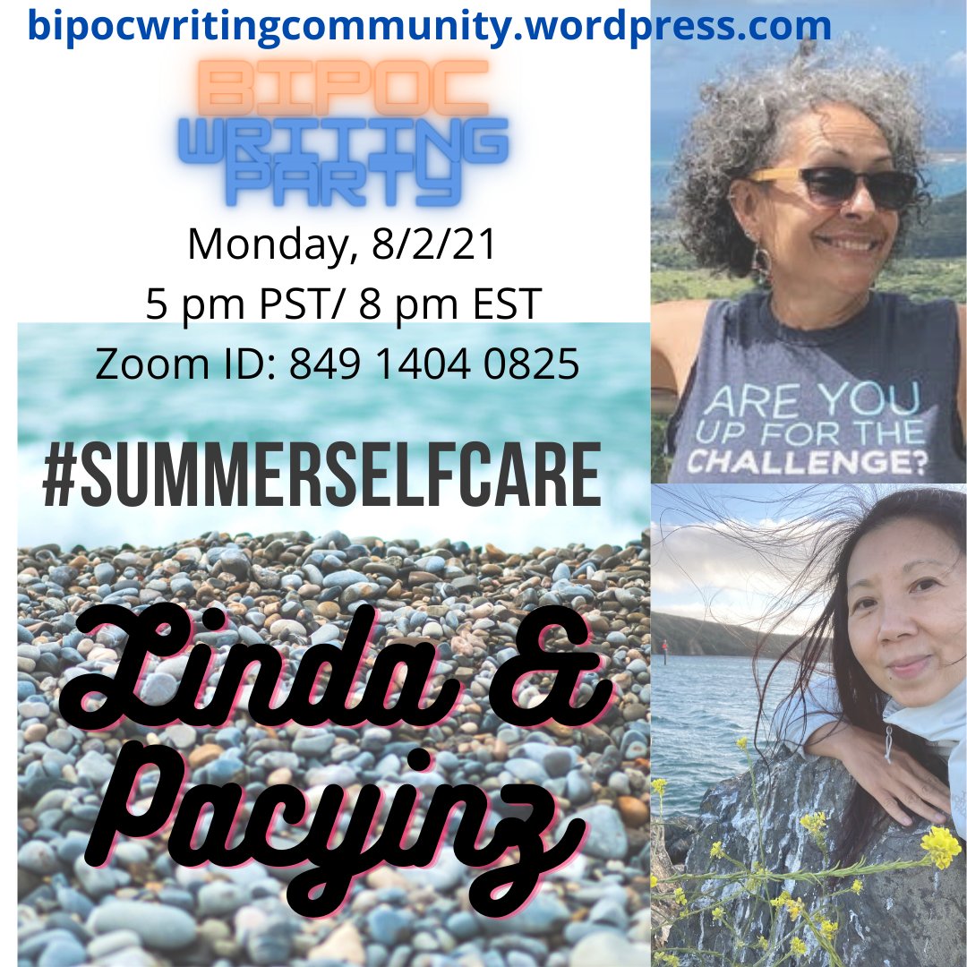 #bipocwritingparty #writersofcolor #mondaymotivation #elevateBIPOCvoices #bringyourjoy