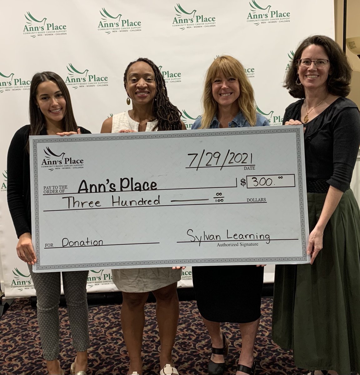 sylvan_ct's tweet image. Thank you to everyone who helped us raise $300 for Ann's Place, an organization that provides hope and inspiration to thousands of cancer survivors and their families located in Danbury, CT. 

#sylvanlearning #cancercannot #donation