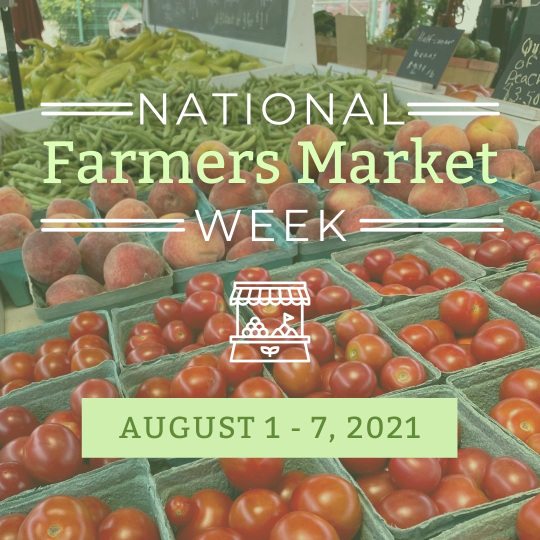 #NationalFarmersMarketWeek is August 1-7: Come out and support your favorite West Virginia farmers and round out the week with Manna Meal's annual Stringin' Beans event on August 7! ☀️🍅
