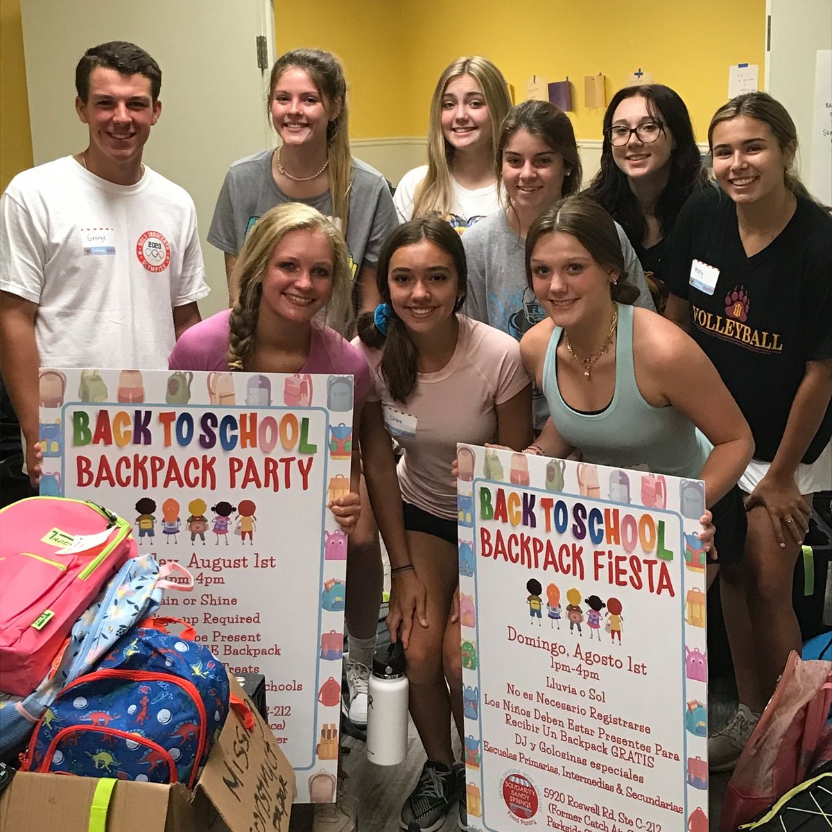 Special Projects at the pantry are even more fun when groups like this one from Holy Innocents' Episcopal School come to help! #solidaritysandysprings is committed to creating opportunities for kids and young adults to learn about meaningful service right in their own backyards.