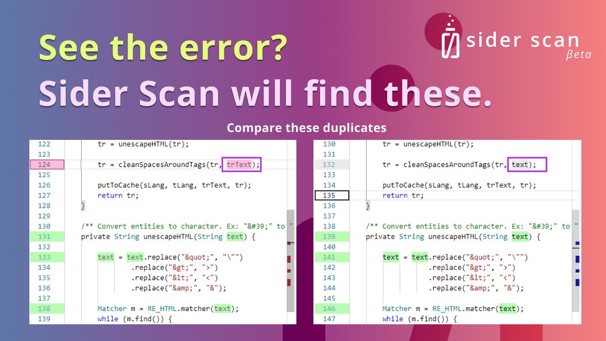 Beta-trials for a limited time.  Download Sider Scan at bit.ly/3gxexS9