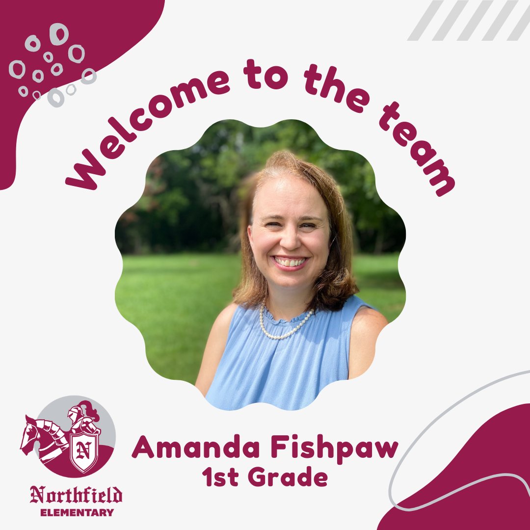 NorthfieldEle's tweet photo. Welcome to the Knights family, Mrs. Fishpaw! We are excited to have you join our team. 🎉 https://t.co/OJReOcMNLQ