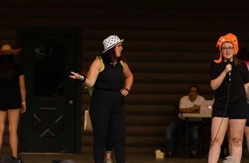 StudentLifeBU's tweet image. It’s National Intern Day! Here are some of our Baker Summer interns. Mia Wilhoit (right), Lenexa Police; McKenzie Kuhlman (right), Point O'Pines Camp; Luca Janssen, Midwest Foreign Policy Institute; Mackenzie Chinn, Sunflower State Games. #BakerUniversity #BakerU #BakerWildcats