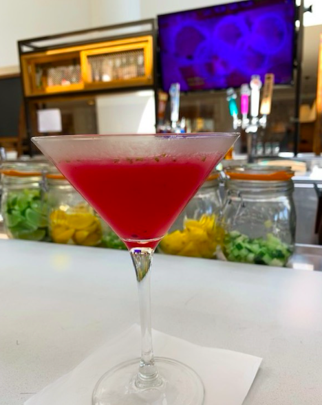 “The Torch” has been lit!🔥 Try our new cocktail inspired by the Olympics. It is a combination of refreshing muddled cucumber, mint, gin &amp; blueberries! 

#westdrift #westdriftmanhattanbeach #cocktails #happyhour