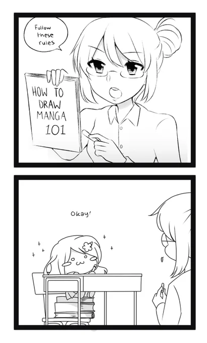 I swear, I'm not a violent person :3
#malletangel

(first pic from @EmirichuYT  facial drawing tutorial video) 