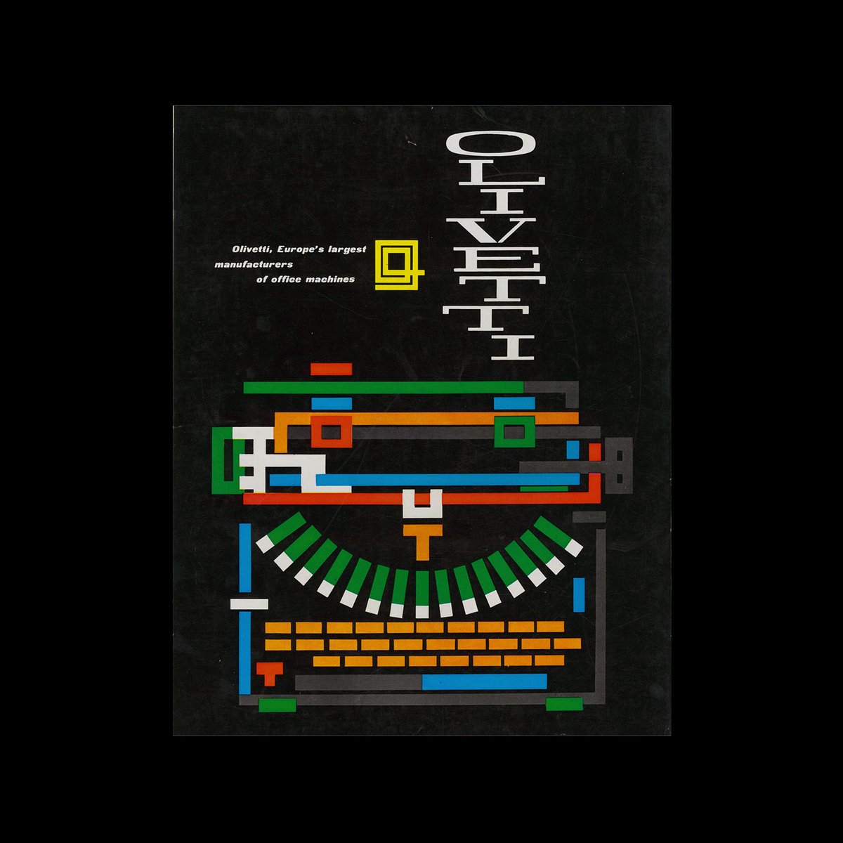 DesignReviewed's tweet image. Olivetti, Europe’s largest manufacturers of office machines. Featured on the back of Graphis issue 88, 1960. Designed by Giovanni Pintori.
designreviewed.com/artefacts/oliv…
#Olivetti #Pintori #AdDesign #ItalianDesign