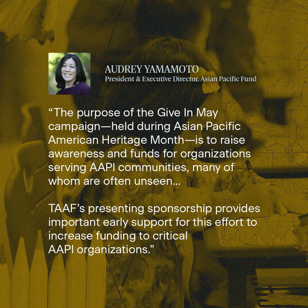 (5/5) Audrey Yamamoto, President and Executive Director @AsianPacificFnd