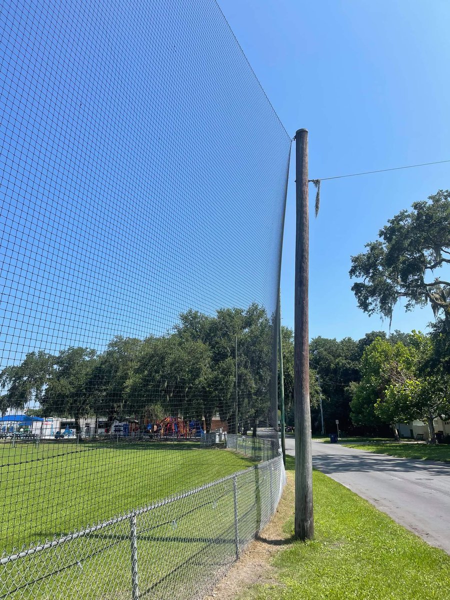 NettingPros's tweet photo. Does your #Backstop or #BarrierNetting need to be replaced? Check out π this Installation π₯π₯.
Let the #NettingPros #netcommanders help!
#Recreation #HighSchool
#STMA #Stadium #Facilities
#Baseball #Softball
#Lacrosse π₯ #Soccer β½
#Golf #Football #TrackField π
#Volleyball https://t.co/UjOyggwQS2
