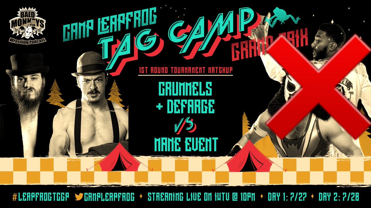 SonnyDefarge's tweet photo. We failed to win the @CampLeapfrog #TCGPLeapfrog but we accomplished something else: we defeated BOTH Mane Events.
Therefore, Mr. @CCrummels and myself have declared ourselves the true MAIN event.
The rest of you have 90 days to change your names or hear from our legal team. https://t.co/ggUv2Mm0X5