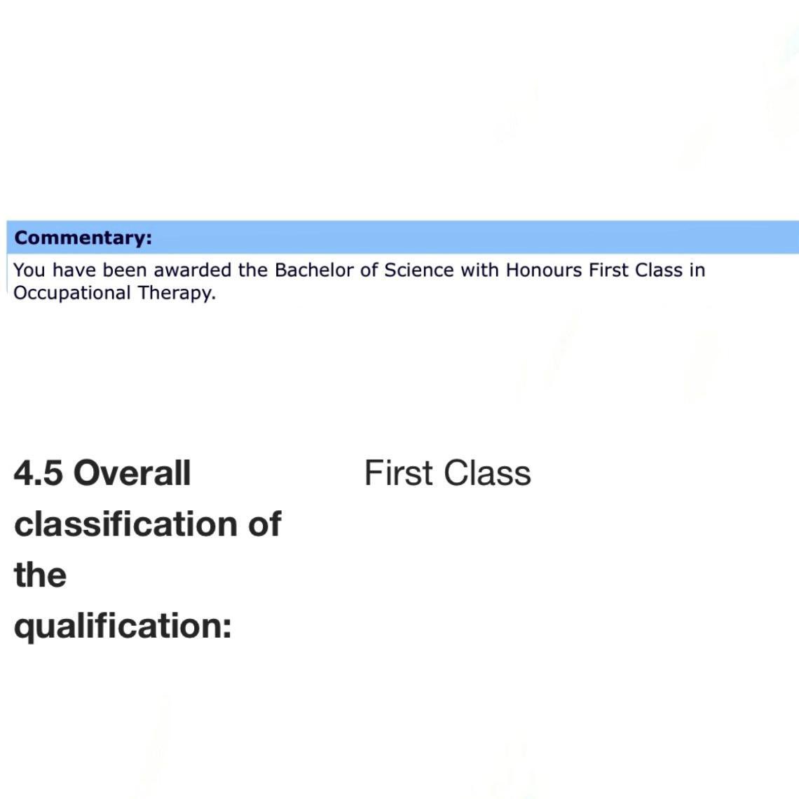 shivanitheOT's tweet image. All my hard work, has paid off 🙏🏼 I am graduating with a First Class Honours Degree in Occupational Therapy ❤️👩🏽‍🎓 Thank you God ✨🥰 #OccupationalTherapy #Degree #FirstClassHonours @CovUniOT