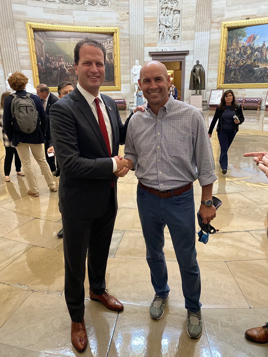 RepPfluger's tweet photo. Ran into the newest Congressman-elect from Texas @JakeEllzey in the Capitol Rotunda today.
I look forward to serving with him to promote Texas values and stand up for conservative, policies that will help all Americans.
Congratulations, Jake! Let’s get to work. https://t.co/Xb7RlUqWZC