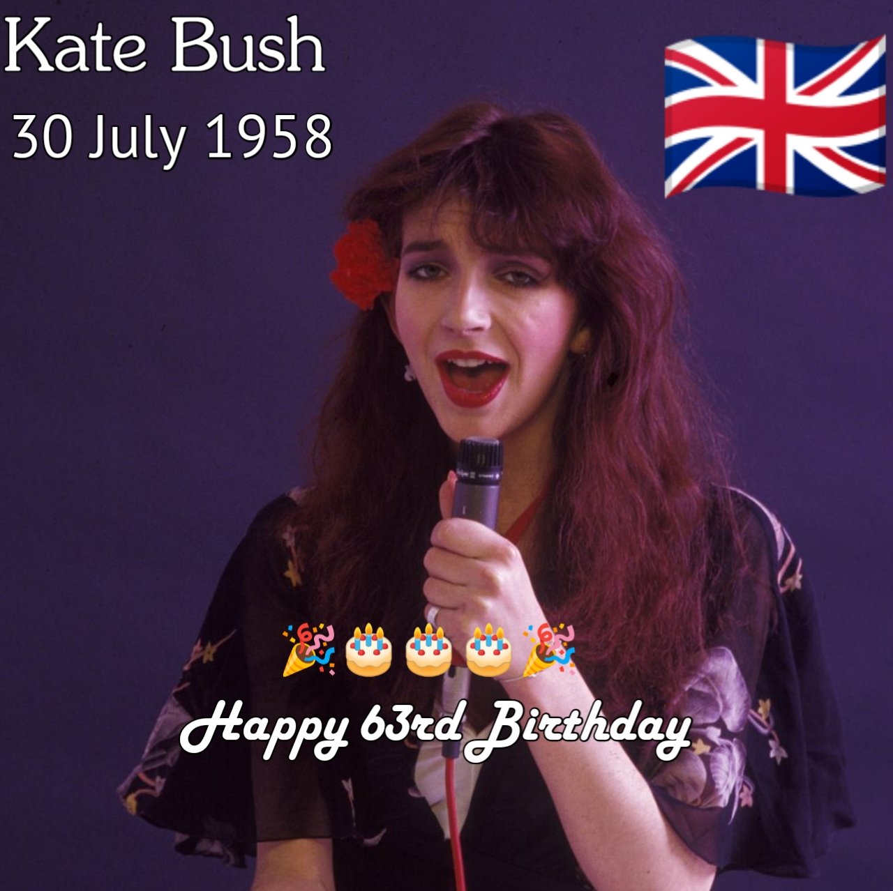  Happy Birthday Mrs.Kate Bush     