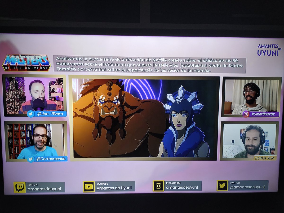KittyWu0000's tweet photo. @Jon_Rivero @Cortocreando @bymartinortiz analizando #mastersoftheuniverse right now en el canal de Youtube de @amantesdeuyuni #MastersoftheUniverseRevelation #mastersdeluniverso #porelpoderdegrayskull #yotengoelpoder #heman #teela https://t.co/b6vWPD4CYw