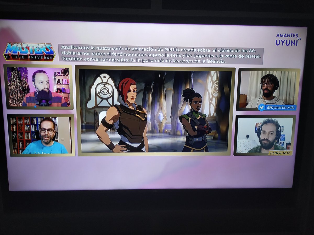 KittyWu0000's tweet photo. @Jon_Rivero @Cortocreando @bymartinortiz analizando #mastersoftheuniverse right now en el canal de Youtube de @amantesdeuyuni #MastersoftheUniverseRevelation #mastersdeluniverso #porelpoderdegrayskull #yotengoelpoder #heman #teela https://t.co/b6vWPD4CYw
