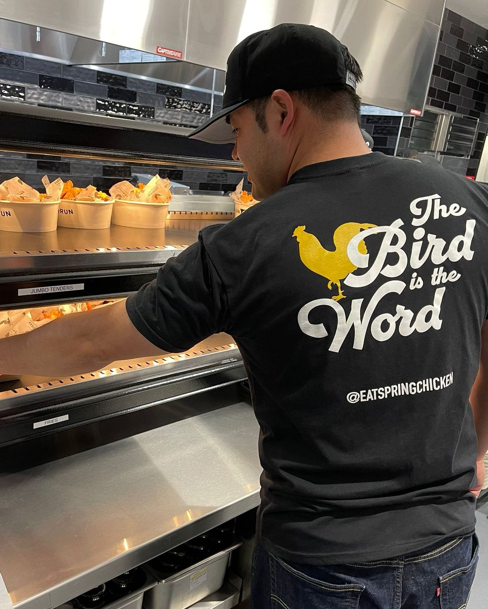 EatSpringChick's tweet photo. Who's getting ready for @GoldCup final match at the @allegiantstad? See you on Sunday! 
#eatspringchicken #southernfromscratch https://t.co/UVH2tgQQ42