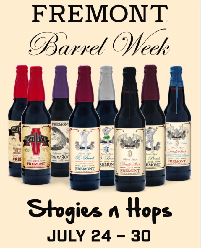 Tomorrow is the last day for <a href="/fremontbrewing/">Fremont Brewing</a> Barrel Week. Starting now to end, SAVE up to 30% on bottles of remaining barrel aged rare: Buy 2 Btls - Save 10%, Buy 4 Btls - Save 20%, Buy 6 or more Save 30%.