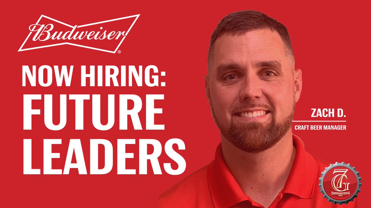 7GDistributing's tweet image. Start your career in beer and become a leader like Zach! 

We have opportunities available now in Product Merchandising, Sales in Training and Warehouse. 7G believes in providing career growth by promoting within the company. Apply at our website. 7gdistributing.com/careers