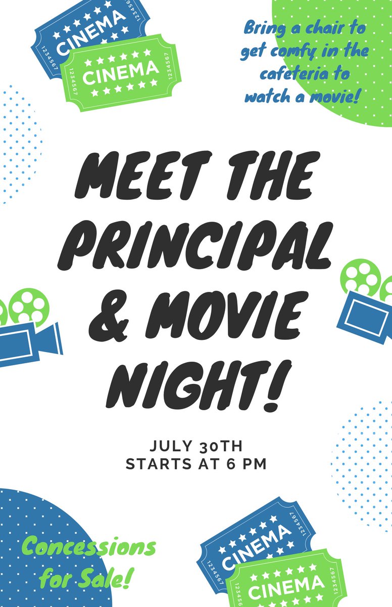 CIE_HCS's tweet photo. We hope to see you Friday night! Come meet our new principal, Mrs. Durden and assistant principal, Dr. Francis! #ExpectExceptional #BestFirstDayHenry https://t.co/J6W9qQg44U