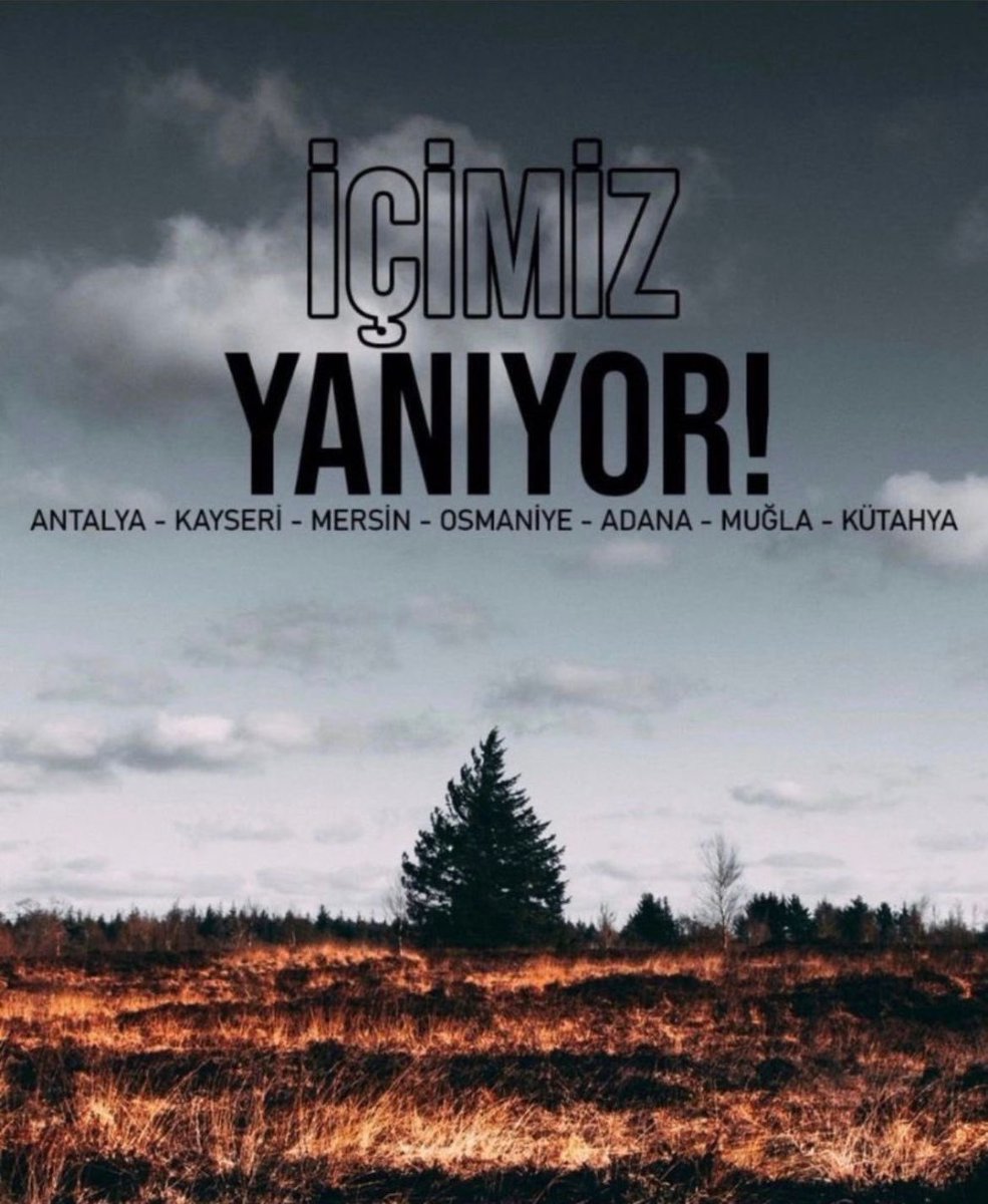 Memleketimizi ALLAH (c.c.) muhafaza eylesin🤲🏼

Yangında hayatını kaybedenlere rahmet, etkilenen vatandaşlarımıza geçmiş olsun. 

Vatan savunması yapan, 
Kahraman AteşSavaşçılarımızın 
ALLAH yâr ve yardımcısı olsun. 

❗️Kalleş teröristlere affı olmayan en ağır ceza verilmelidir❗️