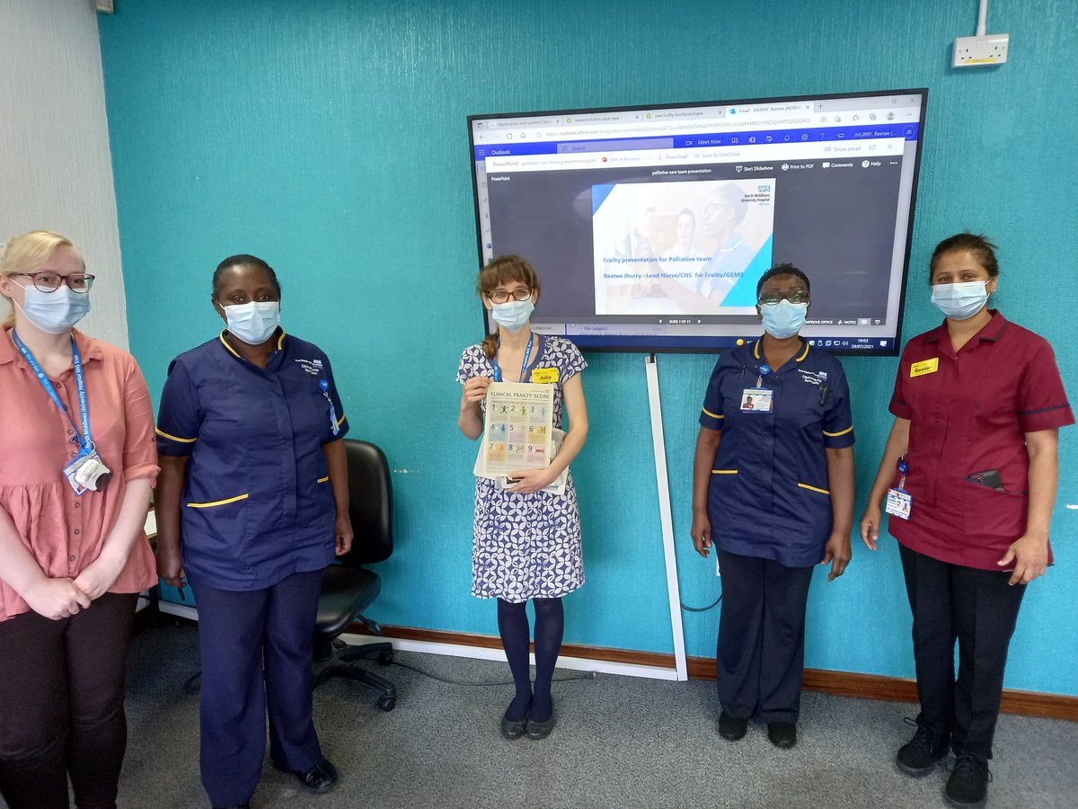 Kumar Ramasamy (@rvmunikumar) on Twitter photo We knew. Evidence exist..there is natural connection between Palliative and Frality..Our lovely <a href="/Reetee_NHS/">Reetee</a> Frality Lead Nurse @NorthMidNHS asked <a href="/NM_PALEOL/">NorthMid-Palliative & End of Life care Team</a> how would we worktogather? Exciting time @NorthMidNHS <a href="/NM_PALEOL/">NorthMid-Palliative & End of Life care Team</a> <a href="/NM_Frailty/">North Mid Frailty Team</a> We knew. Evidence exist..there is natural connection between Palliative and Frality..Our lovely <a href="/Reetee_NHS/">Reetee</a> Frality Lead Nurse @NorthMidNHS asked <a href="/NM_PALEOL/">NorthMid-Palliative & End of Life care Team</a> how would we worktogather? Exciting time @NorthMidNHS <a href="/NM_PALEOL/">NorthMid-Palliative & End of Life care Team</a> <a href="/NM_Frailty/">North Mid Frailty Team</a>