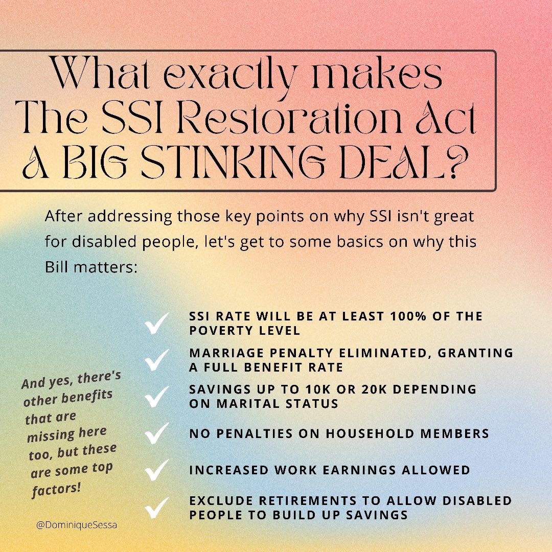 lem0nb0mbs's tweet photo. text SIGN PDLOAE to 50409
#ableist #accessabilityday #equity #poverty #DisabilityPrideMonth #DisabilityRights #disabled #SSI #SSA #Congress #help #ActNow #dignity #DoSomething @POTUS @VP @SenSanders @ewarren https://t.co/E6Ms0AFLSL
