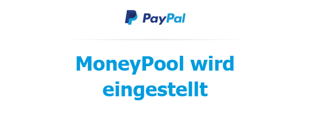 schrubinho's tweet photo. Hä? No more moneypool @PayPal why? https://t.co/wmKgeeUHYg