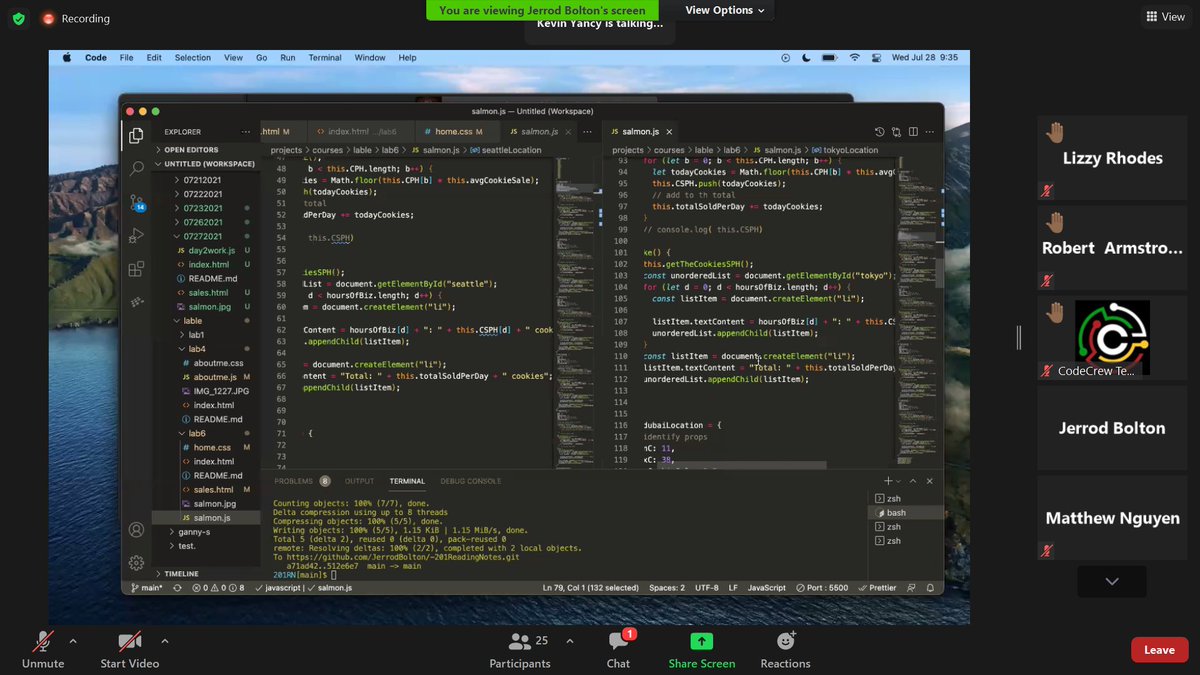 CodeSchoolMphs's tweet photo. Our #CodeCollective learners are in Week 2 of the Code 201 instruction! Learning about #Arrays, making clean code, getting into #JavaScript! They are well on their way to success with 2 weeks left in the course. #gritgrindcode https://t.co/HGbwHTm2hH