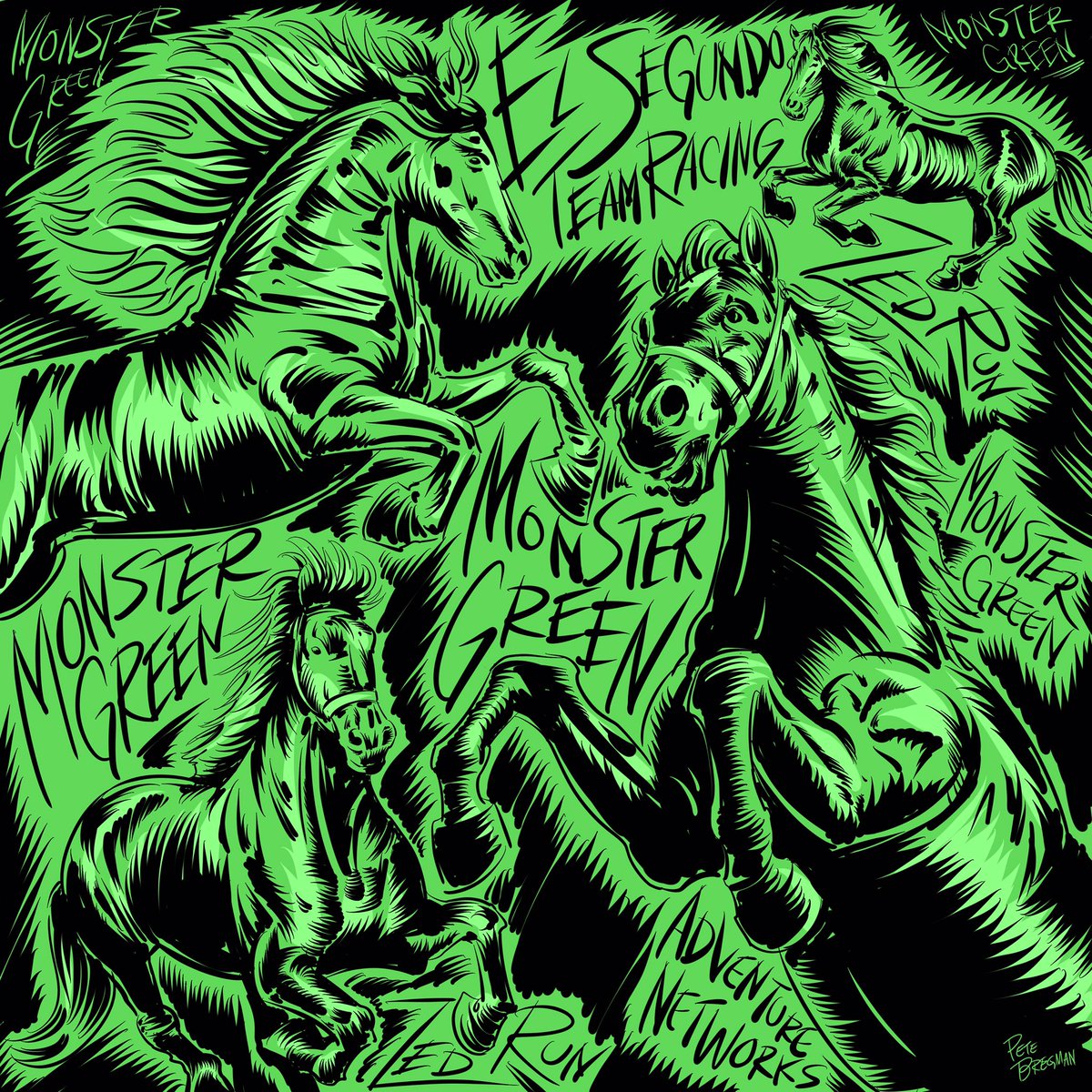 monstergreenrun's tweet photo. Art study of Monster Green by @petebregman
#zedrun #horseraces #nft #horse #MonsterGreen #horse #horses #ElSegundoTeamRacing https://t.co/A8BtQl80Wt