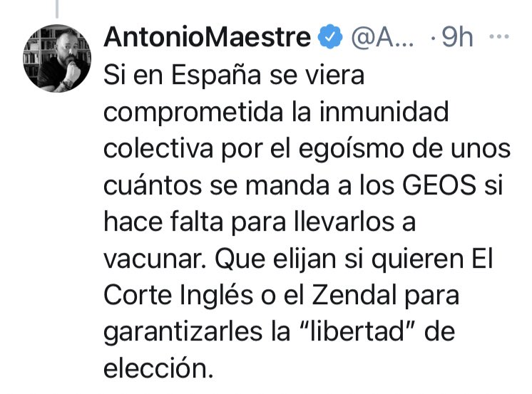 voxbonanova's tweet photo. Antonio Maestre, propone que el Estado pueda entrar en las casas para vacunar a la fuerza si es preciso. 

Si es un okupa la cosa cambia. Hay que respetar sus derechos porque luchan con orgullo y dignidad por su vivienda. 

Menudo golpe en la cabeza se dio en la cuna. https://t.co/0aDR3tVPlc