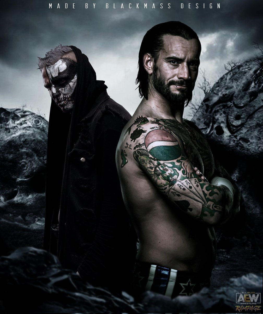𝕭𝖑𝖆𝖈𝖐𝖒𝖆𝖘𝖘 𝕯𝖊𝖘𝖎𝖌𝖓 New Blackmass Design For Darbyallin Vs Cmpunk Ob Aewrampage Aew Aewdynamite Darbyallin Cmpunk Aew