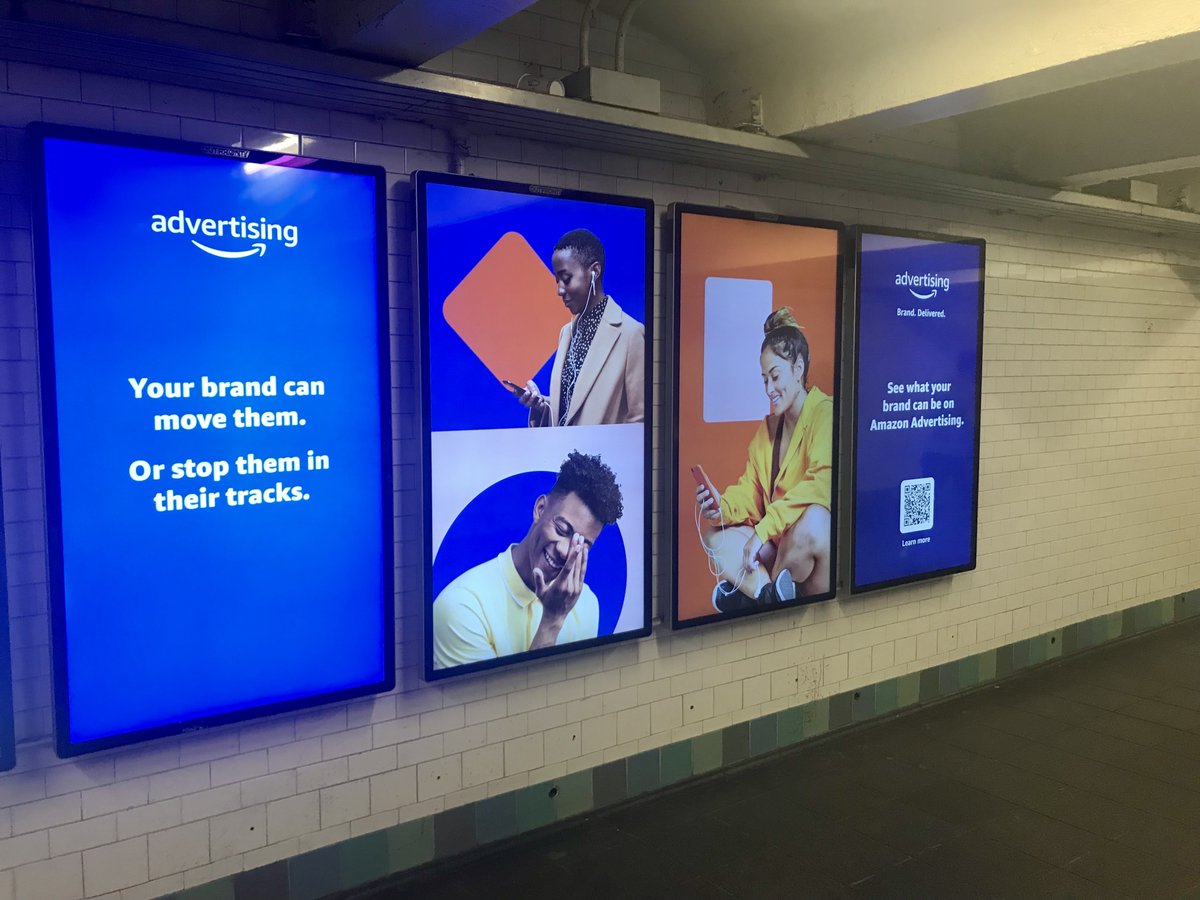 megancgraham's tweet photo. 87% growth for Amazon's "other" unit (primarily ads), bringing in nearly $8 billion this quarter. 

In related news, I saw saw Amazon Advertising OOH ALL OVER the Times Sq station yesterday https://t.co/CvXtpYECan https://t.co/jHVxd2axXG