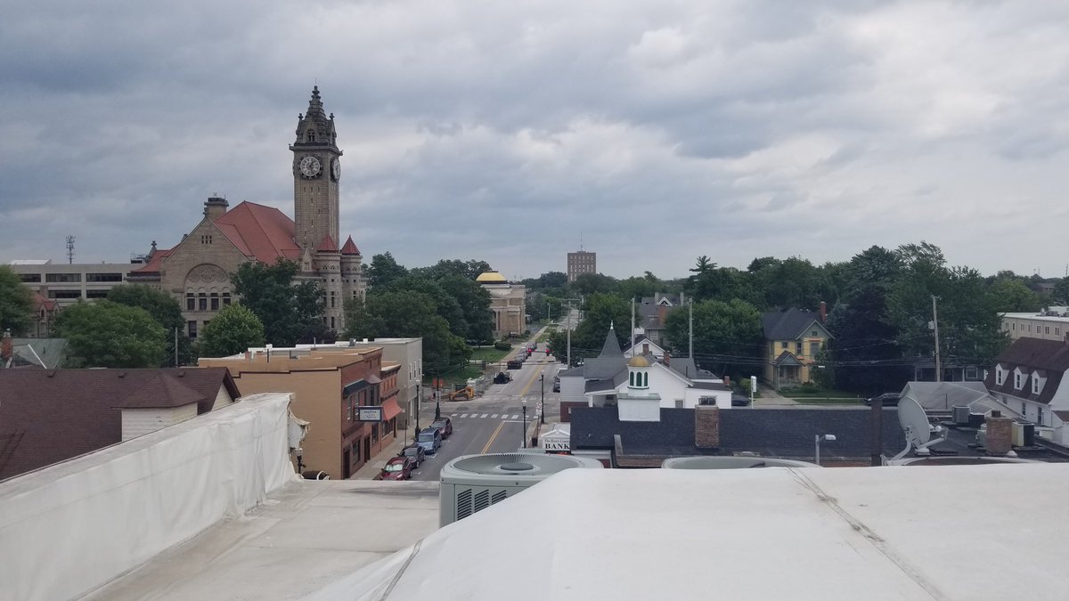 Had a nice view, 2 bad it was 100 degrees up there