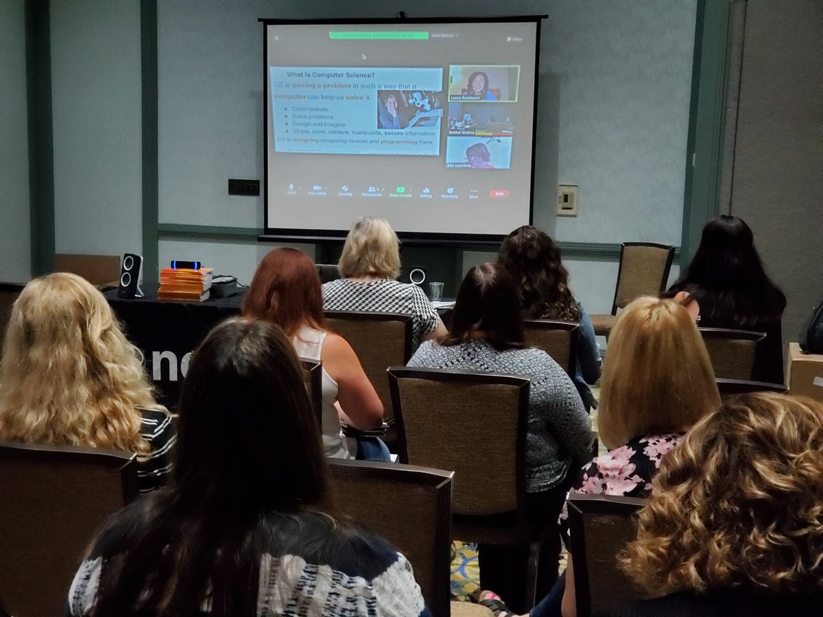 Had the honor to present with @LauraRankhorn @KRCrumbley @Counseloraccent at the 2021 @NvActe Summer Conference. Loved sharing information about Artificial Intelligence, Bias & Careers and @NCWIT @NCWITAIC @NCWIT_Nevada. #C4C #NACTE21 #NVACTE21 #CareerTechEd #IAEDinCTE #STEM