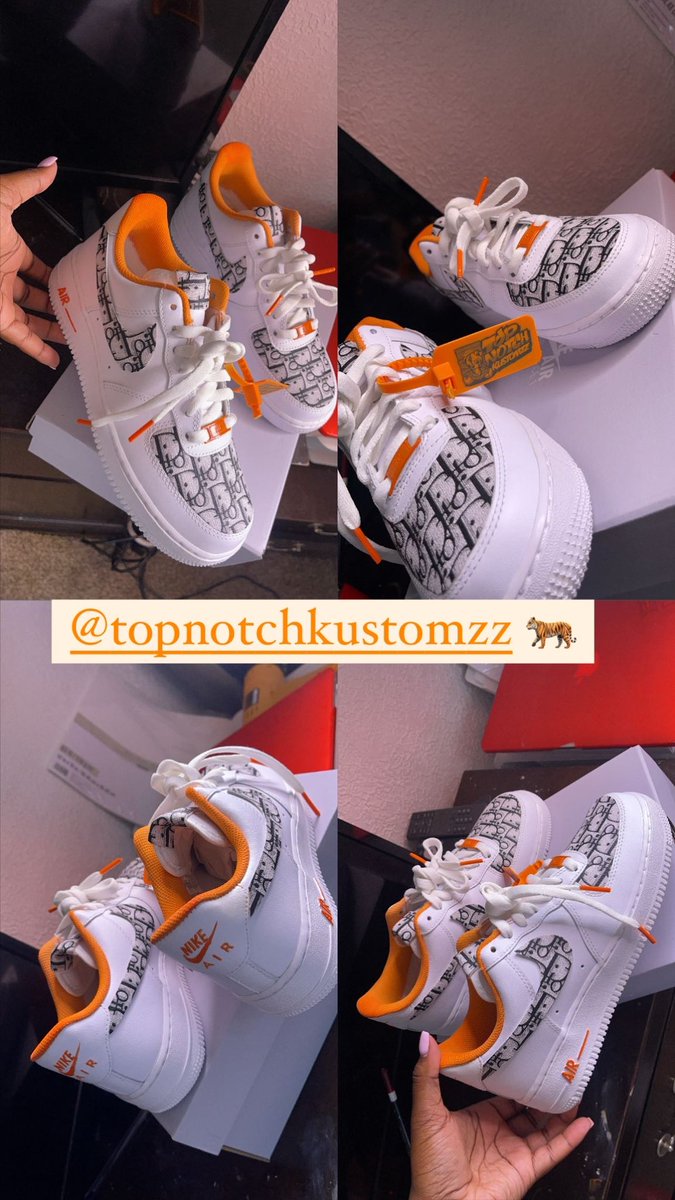 just the beginning 🙏🏾🐅 RT!! #topnotchkustomzz #bayarea #customsneakers