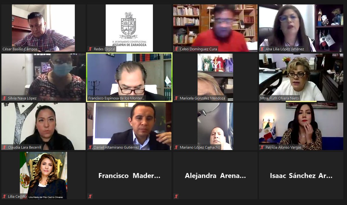 #EnVivo reunión por #Zoom de la octogésima sexta sesión ordinaria del cabildo de #Atizapán de Zaragoza. facebook.com/GobAtizapan/li…