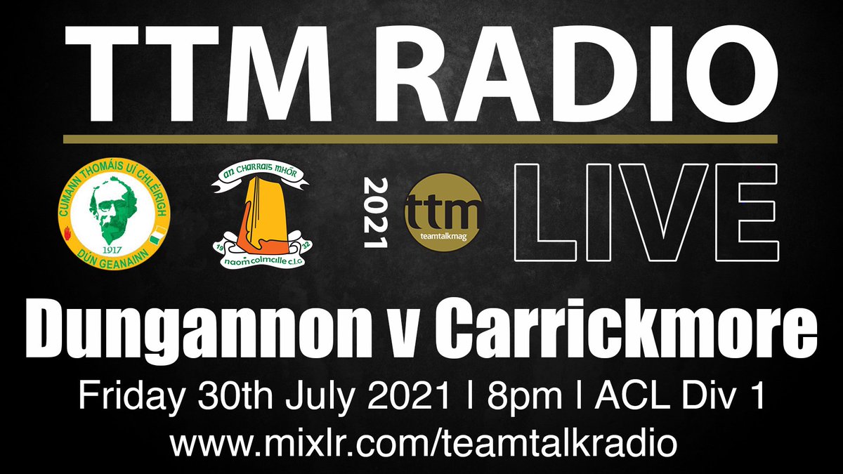 teamtalkmagLIVE's tweet photo. TTM LIVE commentary comes from O'Neill Park in Dungannon on Friday evening as the @DgnClarkeGFC take on @CarmenGAA32 in the Tyrone ACL in association with #SteelweldFabricationsLtd https://t.co/mDOcFGe1mP