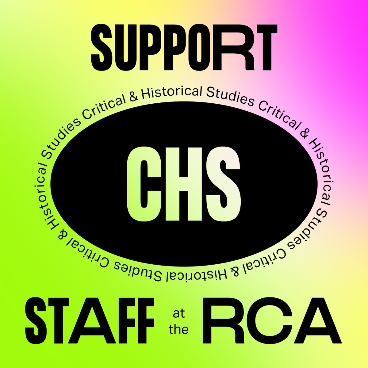 By making all CHS lecturers reapply for their job the @RCA is breaking agreements, union-busting, devaluing critical thinking and disregarding access, equity and inclusion. Please sign & share this letter of support and agree to boycott the RCA #boycottRCA bit.ly/3776TIP