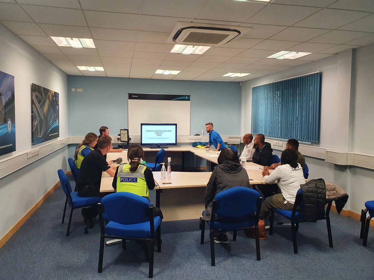 Community Speedwatch training under way this evening at Summerfield Police station with <a href="/NEAT79739277/">N.E.A.T</a> and <a href="/deersleapgroup/">Deers Leap Residents</a>. 

Ready to tackle speeding next week!