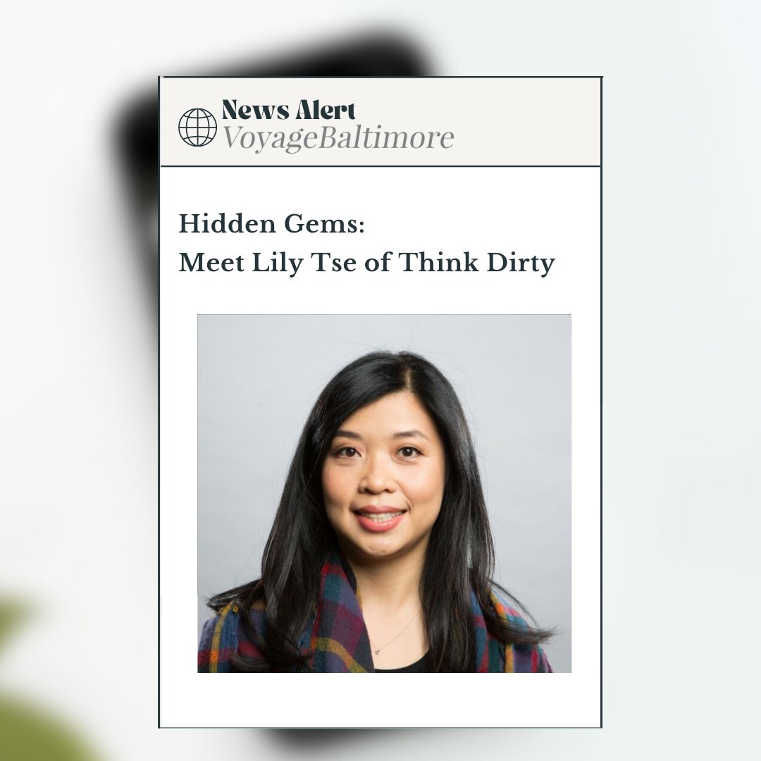 thinkdirty's tweet photo. Our CEO and Founder Lily Tse is featured in #voyagebaltimore! Learn how the #ThinkDirtyApp engages both consumers and brands to making healthier and socially responsible choices! https://t.co/Dp2R9rTbGG https://t.co/nvo7cy6i1a