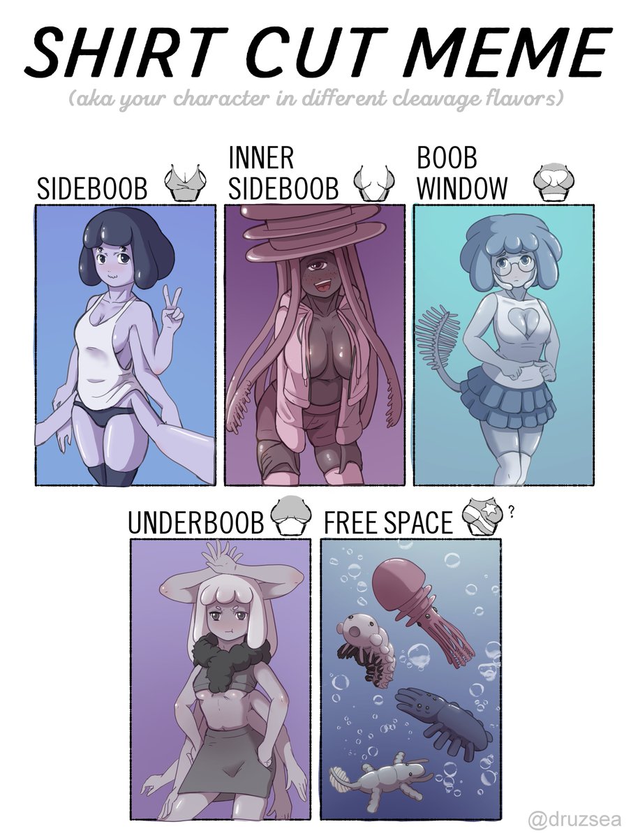 Sean25470265's tweet photo. I did the #shirtcutmeme with the Almaishah girls😆 bit late to the meme as usual

#art #digitalart #OC #characterdesign #characterart https://t.co/gzEVQdD6py