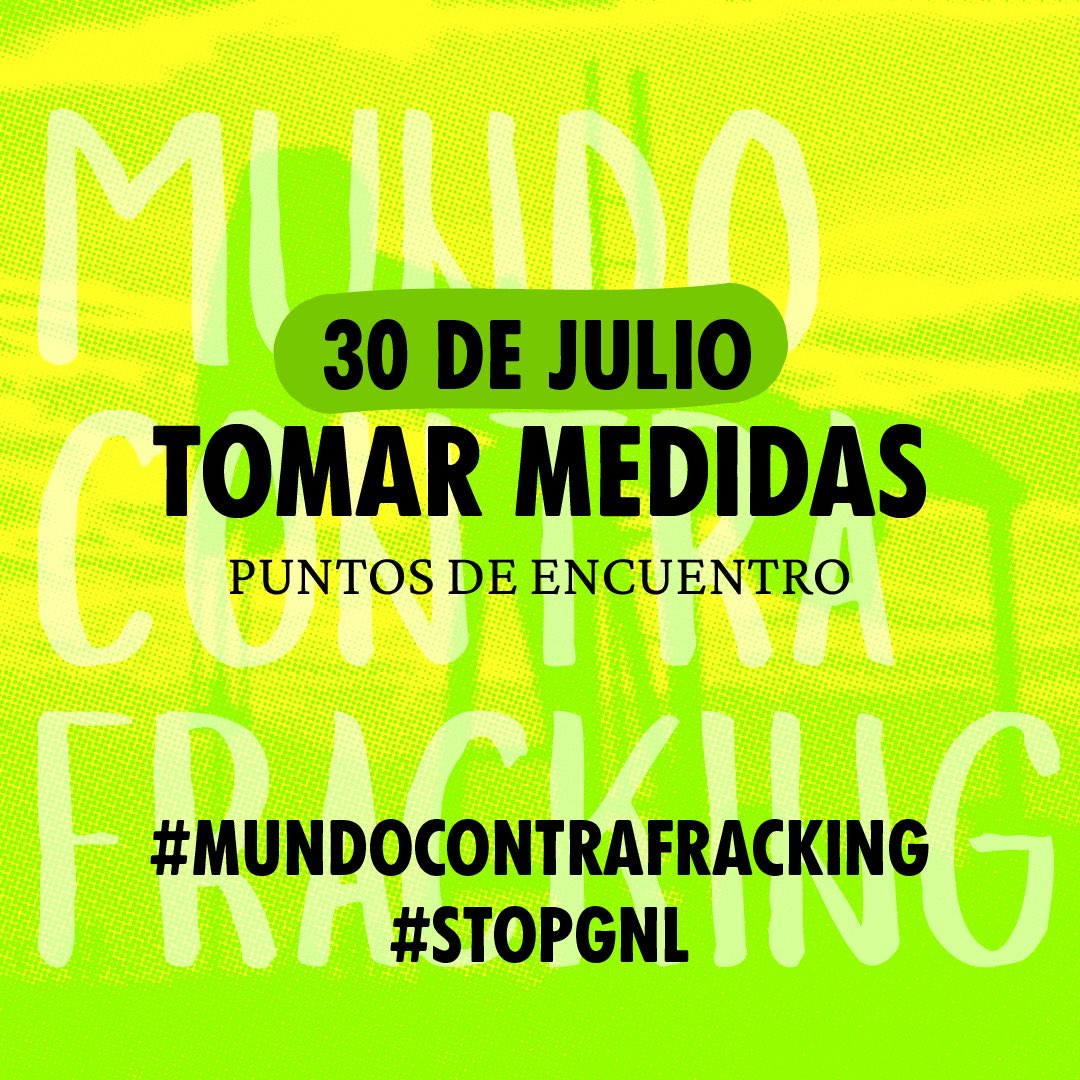 XrArgentina's tweet photo. 🗓Mañana viernes 30/7 se realizará una jornada de Acción Global contra el fracking.
✊🏾Argentina se suma a #MundoContraFracking una lucha internacional junto con otros países para visibilizar la problemática y generar presión para salvar nuestros territorios.🌏🌍 https://t.co/9Mj8OiX7Xg