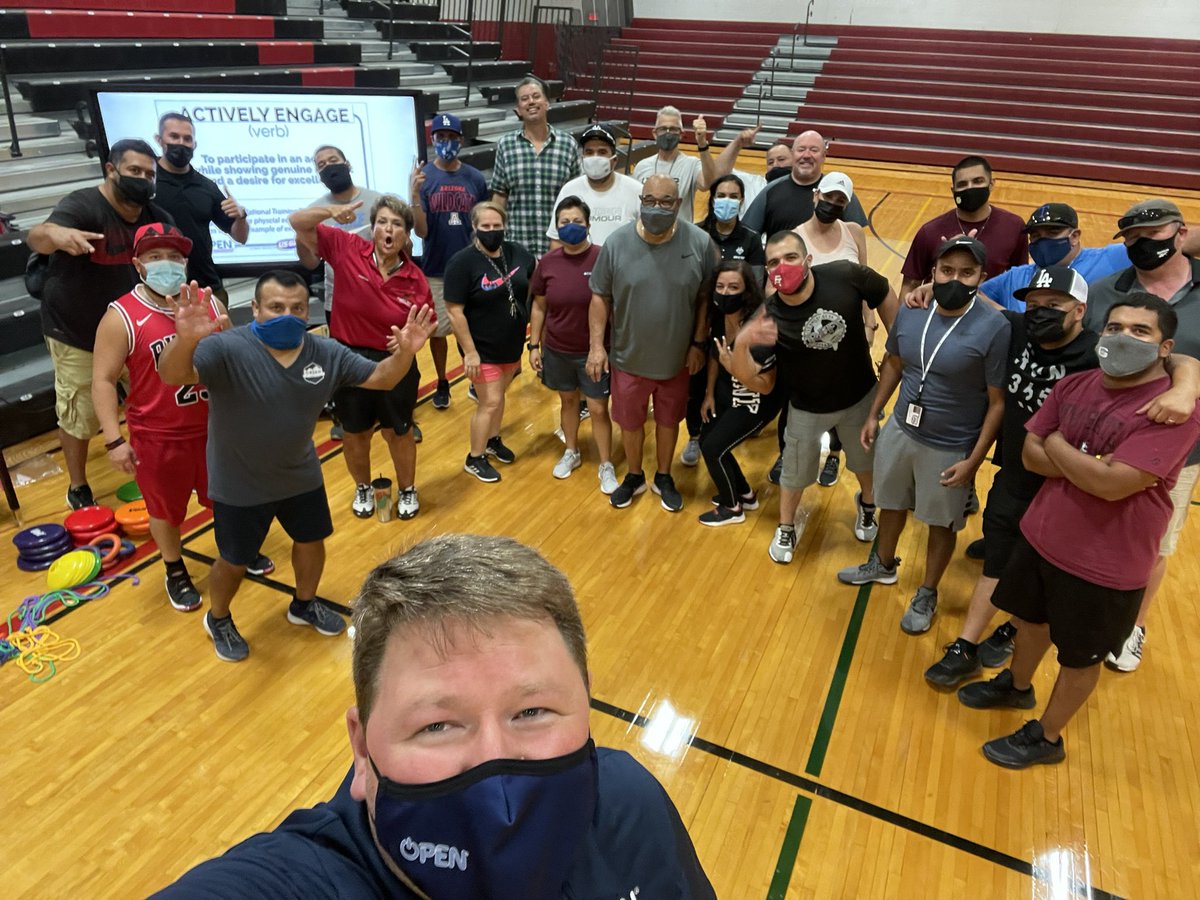 MrWillPE's tweet photo. @OPENPhysEd @yogaforpe @GadsdenISD_NM My awesome squad from @GadsdenISD_NM they killed it! 100% reminded me why elementary teachers have the best @OPENPhysEd trainings. #pepd #teachershelpingteachers #activelyengaged https://t.co/Ff6GE6Y2Rs